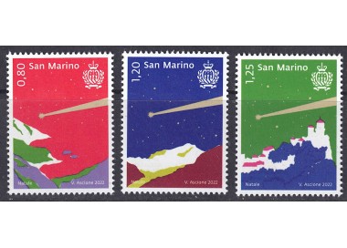 SAN MARINO 2022 Natale 3v MNH**