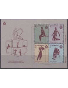 SAN MARINO 2022 Health Emergency s/s MNH**