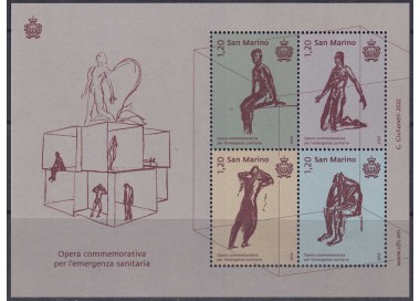 SAN MARINO 2022 Health Emergency s/s MNH**