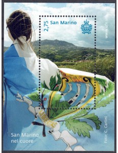 SAN MARINO 2022 San Marino nel cuore BF MNH**