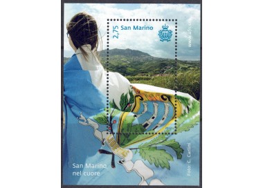 SAN MARINO 2022 San Marino nel cuore BF MNH**
