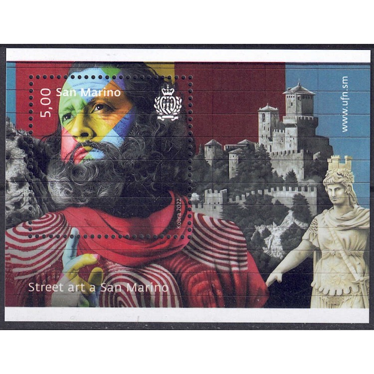 SAN MARINO 2022 Street art a San Marino BF MNH**