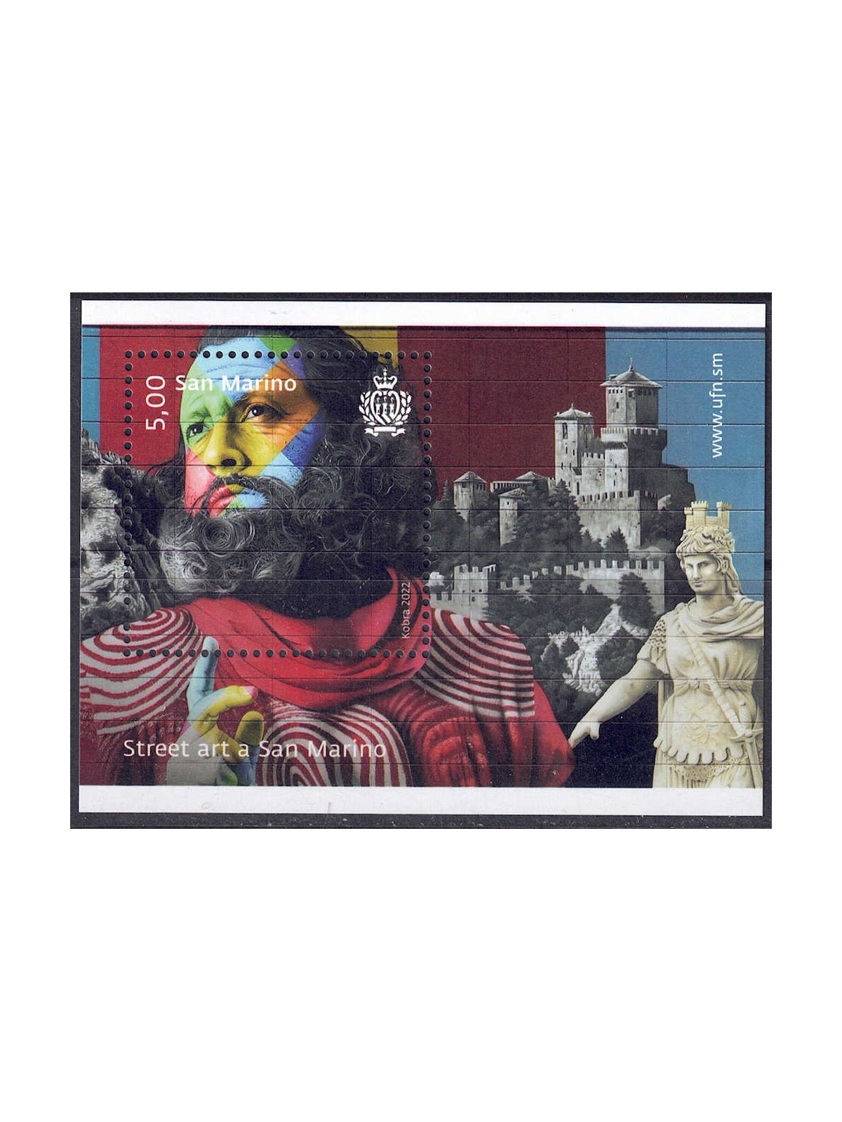 SAN MARINO 2022 Street art a San Marino BF MNH**