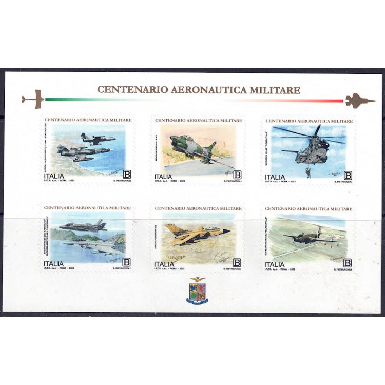 ITALY 2023 Air Force s/s (6v) MNH**