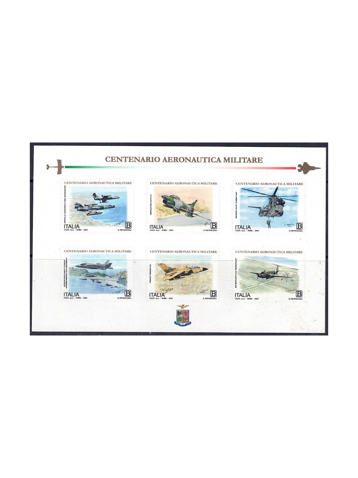 ITALIA 2023 Aeronautica Militare BF (6v) MNH**