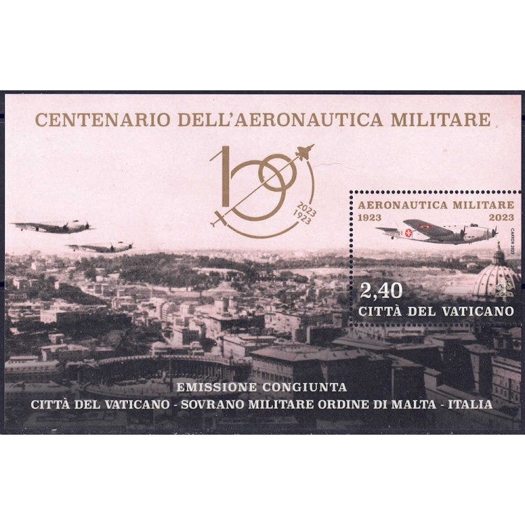 VATICAN 2023 Italian Air Force s/s MNH**