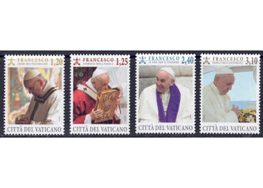 VATICAN 2023 Pontificate of Pope Francis 4v MNH**