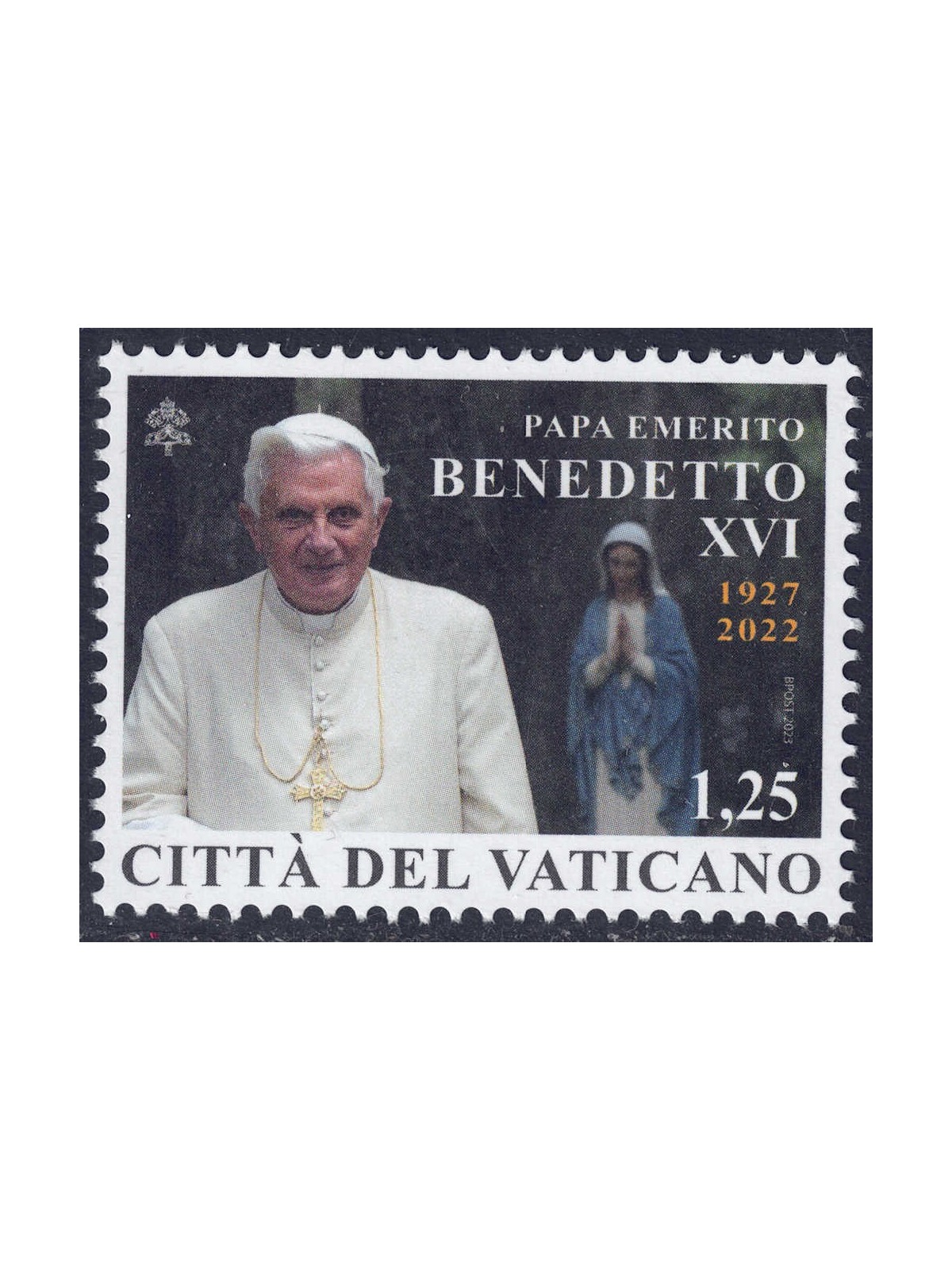 VATICAN 2023 Pope Emeritus Benedict XVI MNH**