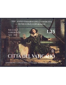 VATICAN 2023 Nicolaus Copernicus s/s MNH**