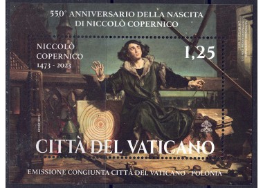 VATICAN 2023 Nicolaus Copernicus s/s MNH**