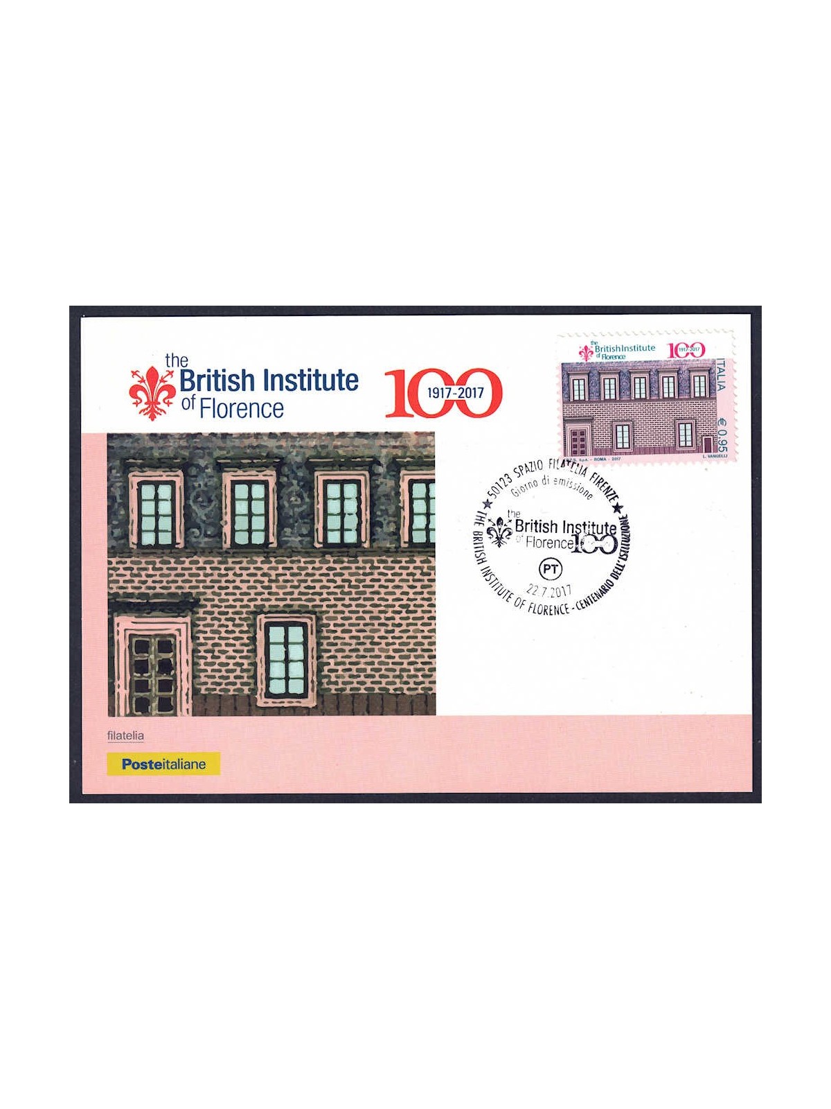 ITALY 2017 British Institute of Florence (Postcard)