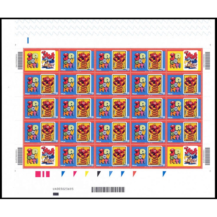 ITALY 2023 Benito Jacovitti (full sheet) MNH**