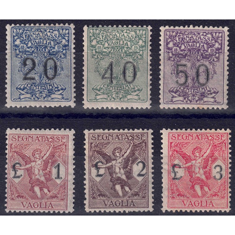 ITALY KINGDOM 1924 Postage Due Money Order 6v MNH**