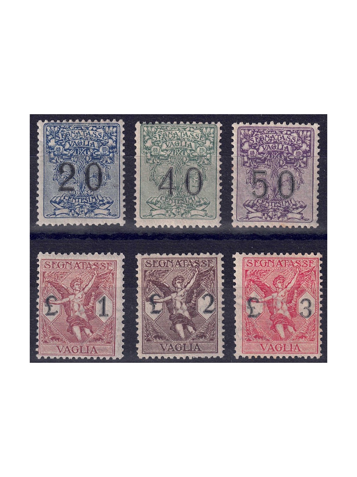 ITALIA REGNO 1924 Segnatasse Vaglia 6v MNH**