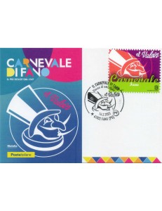 ITALIA 2023 Carnevale di Fano (Cartolina Postale)
