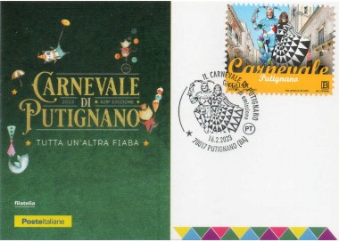 ITALIA 2023 Carnevale di Putignano (Cartolina Postale)