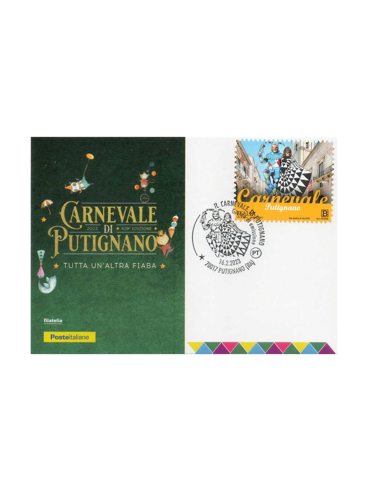 ITALY 2023 Putignano Carnival (Postcard)