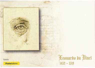 ITALIA 2019 Leonardo da Vinci (Cartolina Postale)