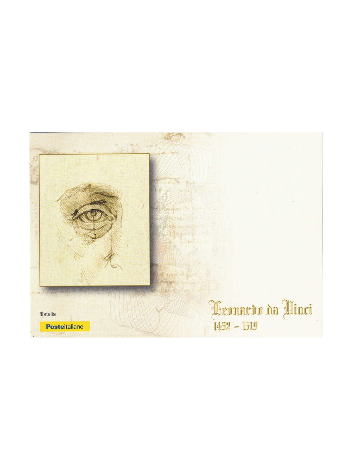ITALIA 2019 Leonardo da Vinci (Cartolina Postale)