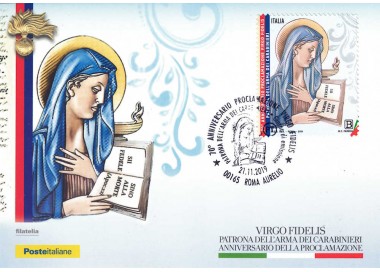 ITALY 2019 Virgo Fidelis (Postcard)