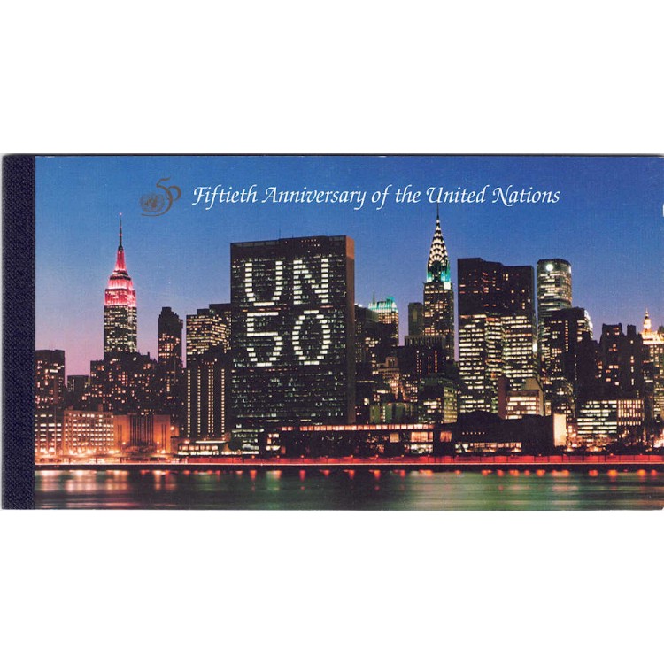 UN NEW YORK 1995 Fiftieth Anniversary of the United Nations booklet MNH**