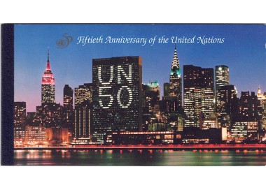 UN NEW YORK 1995 Fiftieth Anniversary of the United Nations booklet MNH**