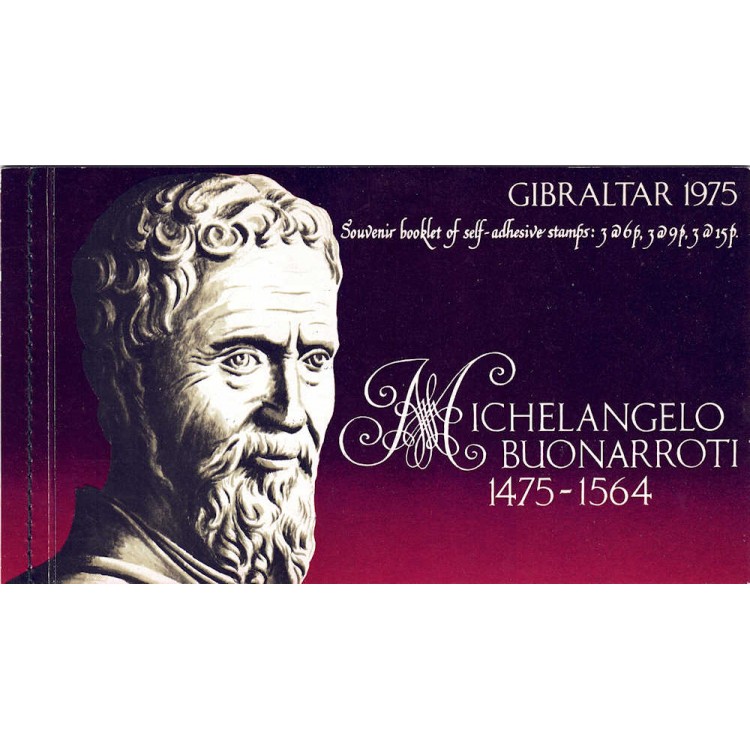 GIBILTERRA 1975 Michelangelo Buonarroti LB MNH**