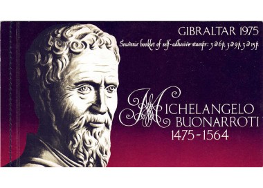 GIBRALTAR 1975 Michelangelo Buonarroti booklet MNH**