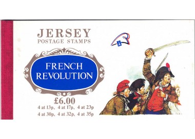JERSEY 1989 French Revolution booklet MNH**