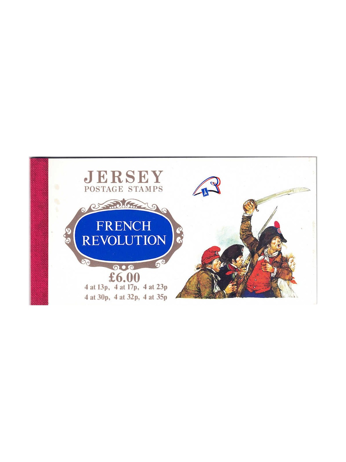 JERSEY 1989 French Revolution booklet MNH**
