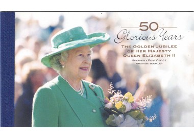 GUERNSEY 2002 Golden Jubilee Elizabeth II booklet MNH**