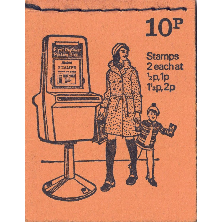 GREAT BRITAIN 1974 British Pillar Boxes N° 10 booklet MNH**