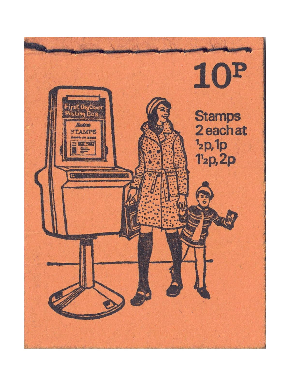 GRAN BRETAGNA 1974 British Pillar Boxes N° 10 LB MNH**