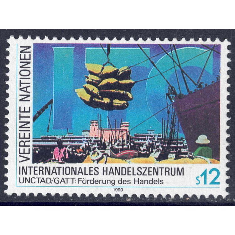 UN VIENNA 1990 Trade Centre MNH**