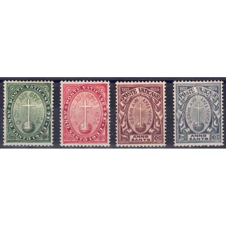 VATICANO 1933 Anno Santo 4v MH*