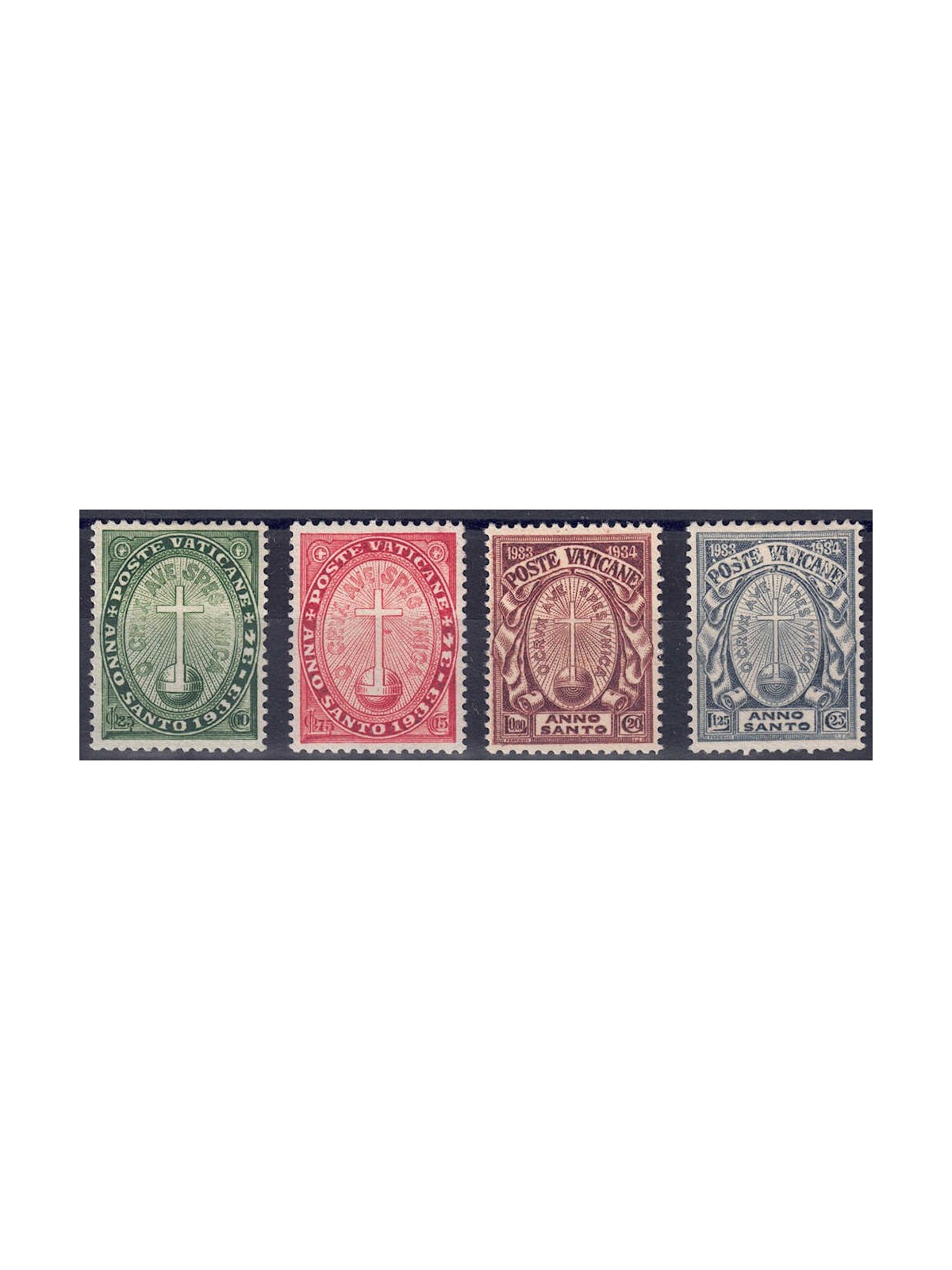 VATICANO 1933 Anno Santo 4v MH*