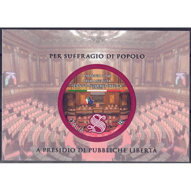 ITALIA 2023 Senato della Repubblica Italiana BF MNH**