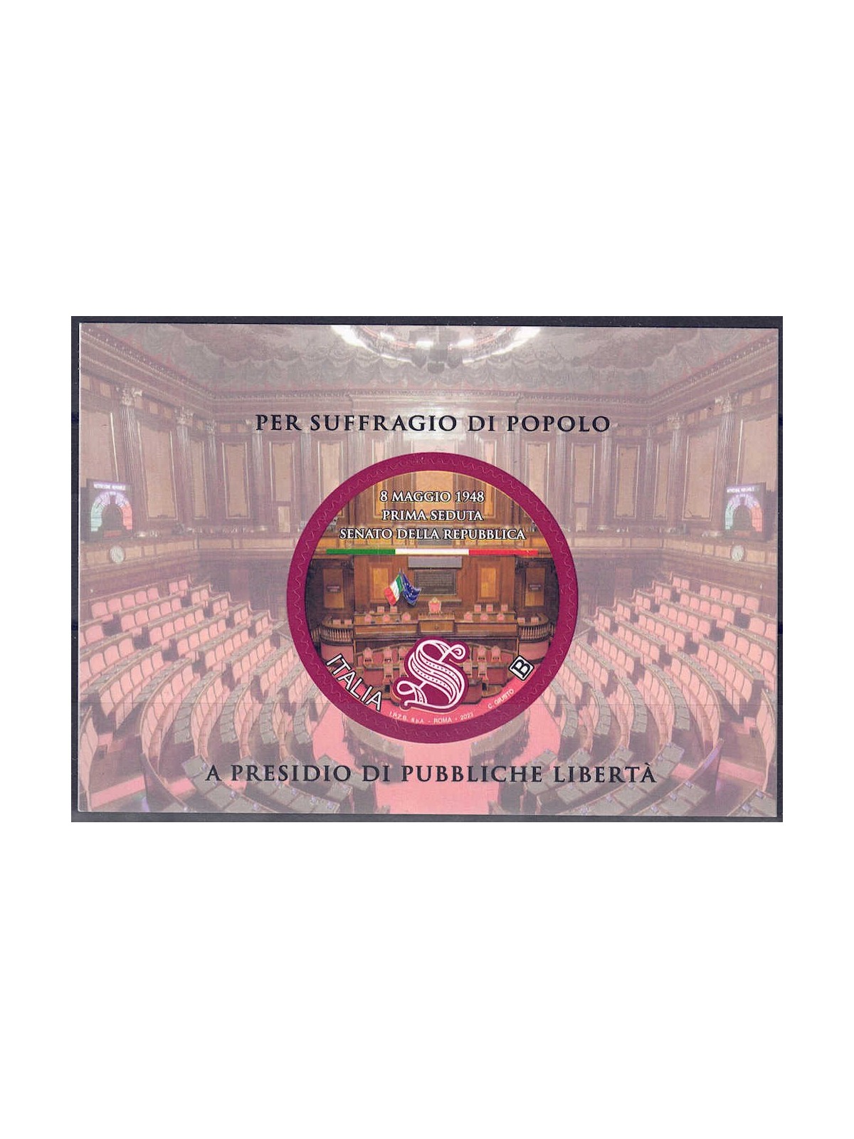 ITALY 2023 Senate of the Italian Republic s/s MNH**