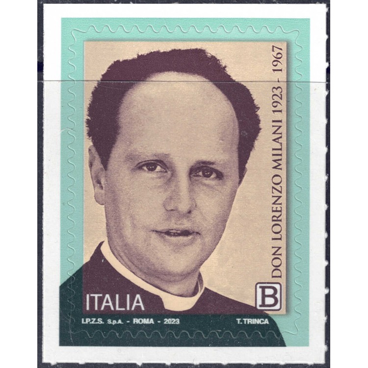 ITALIA 2023 Don Lorenzo Milani MNH**