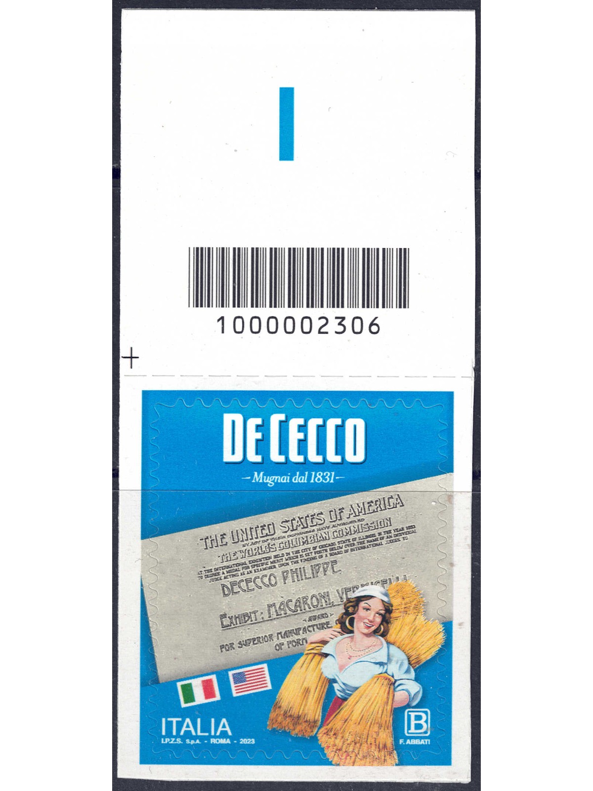 ITALIA 2023 Eccellenze del sistema produttivo (De Cecco) CB 2306 ass
