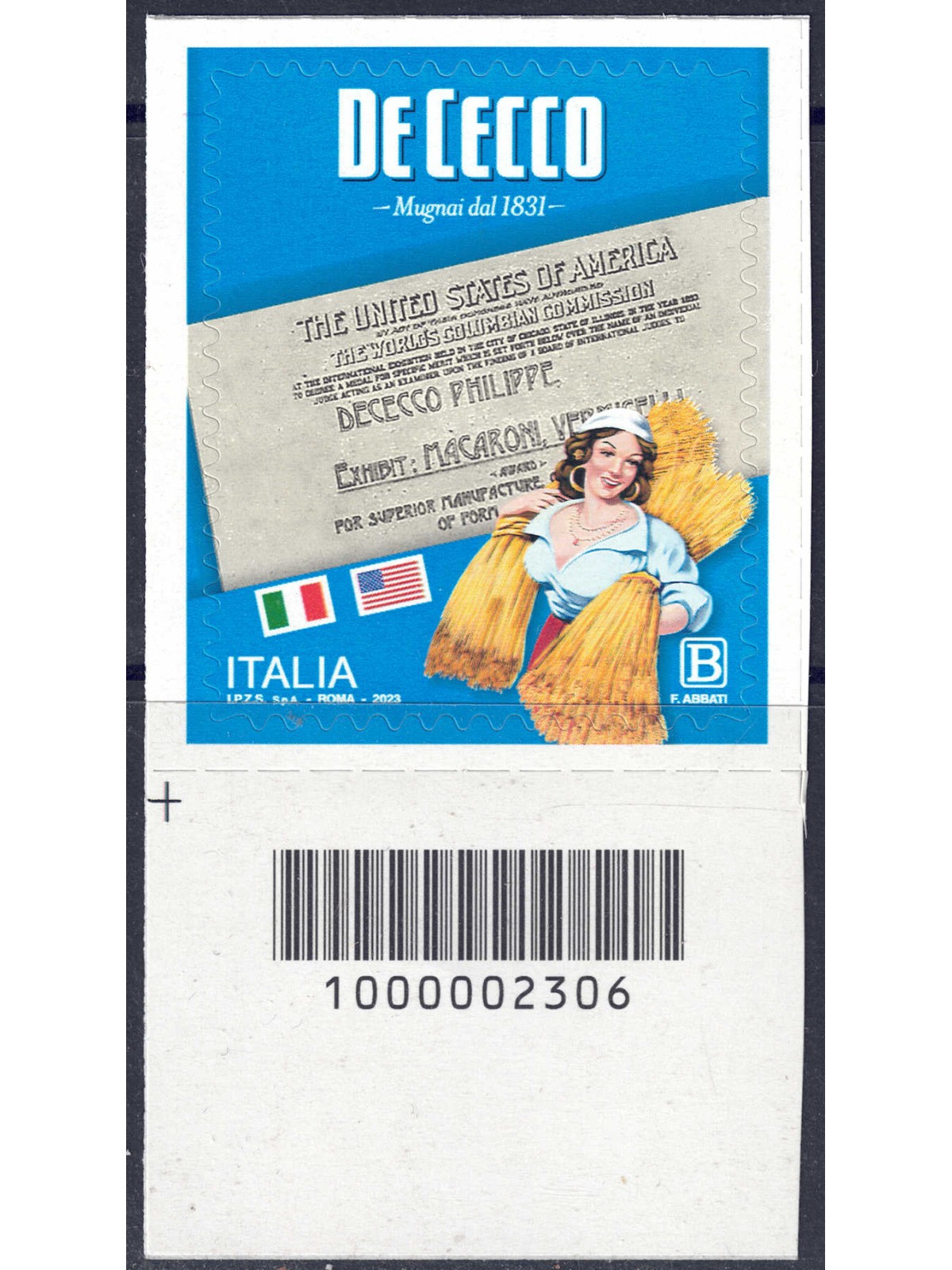 ITALY 2023 Excellence in the production system (De Cecco) CB 2306 ais