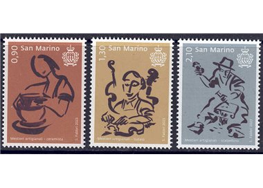 SAN MARINO 2023 Mestieri artigianali 3v MNH**