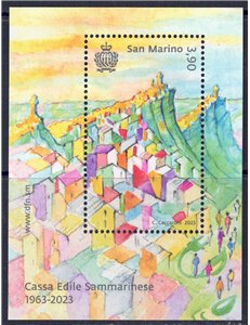 SAN MARINO 2023 Cassa Edile Sammarinese BF MNH**