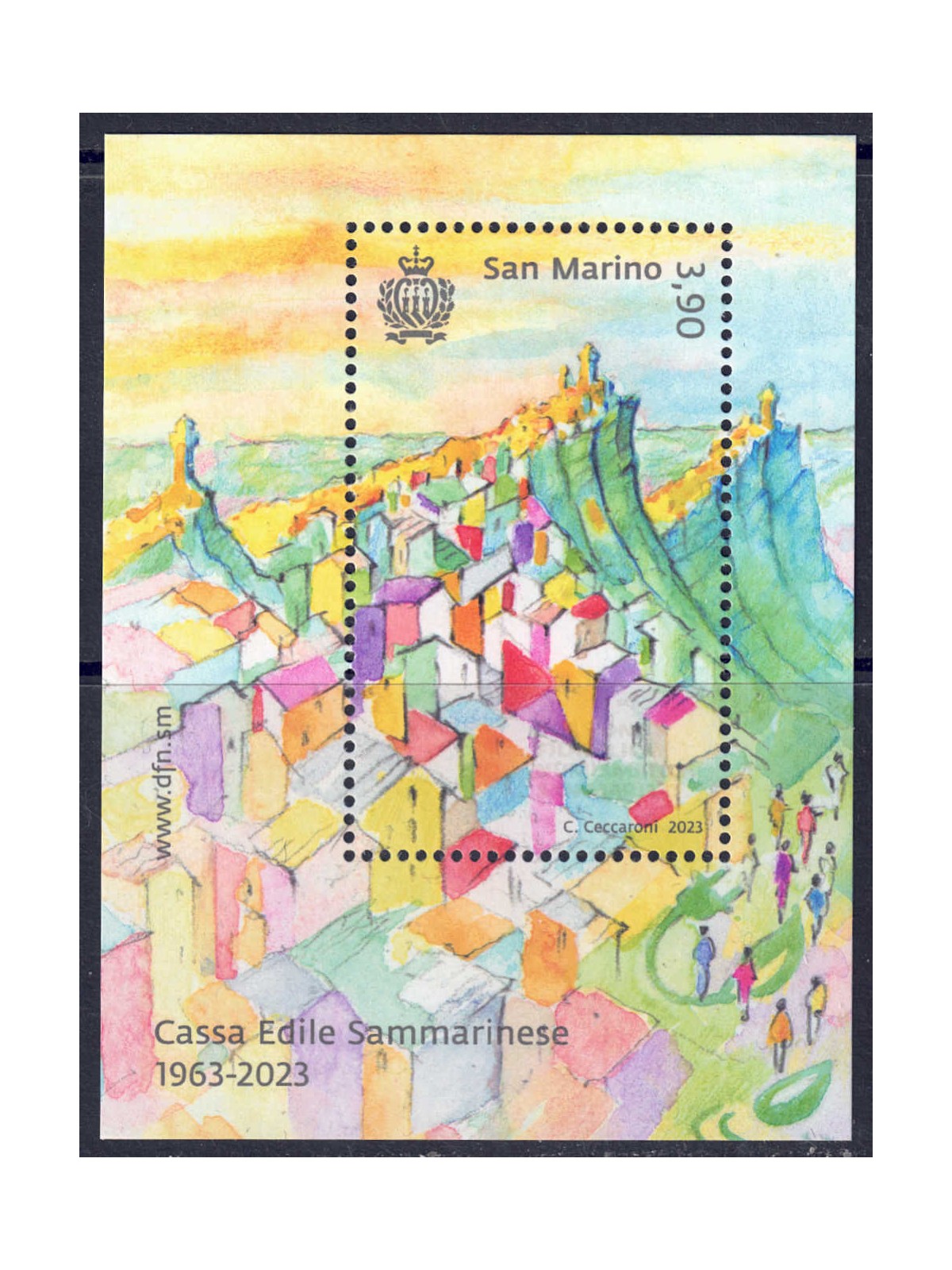 SAN MARINO 2023 Cassa Edile Sammarinese BF MNH**
