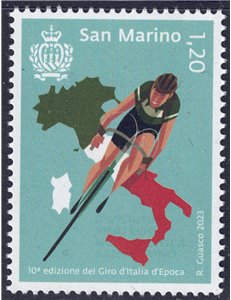 SAN MARINO 2023 Vintage Giro d'Italia MNH**
