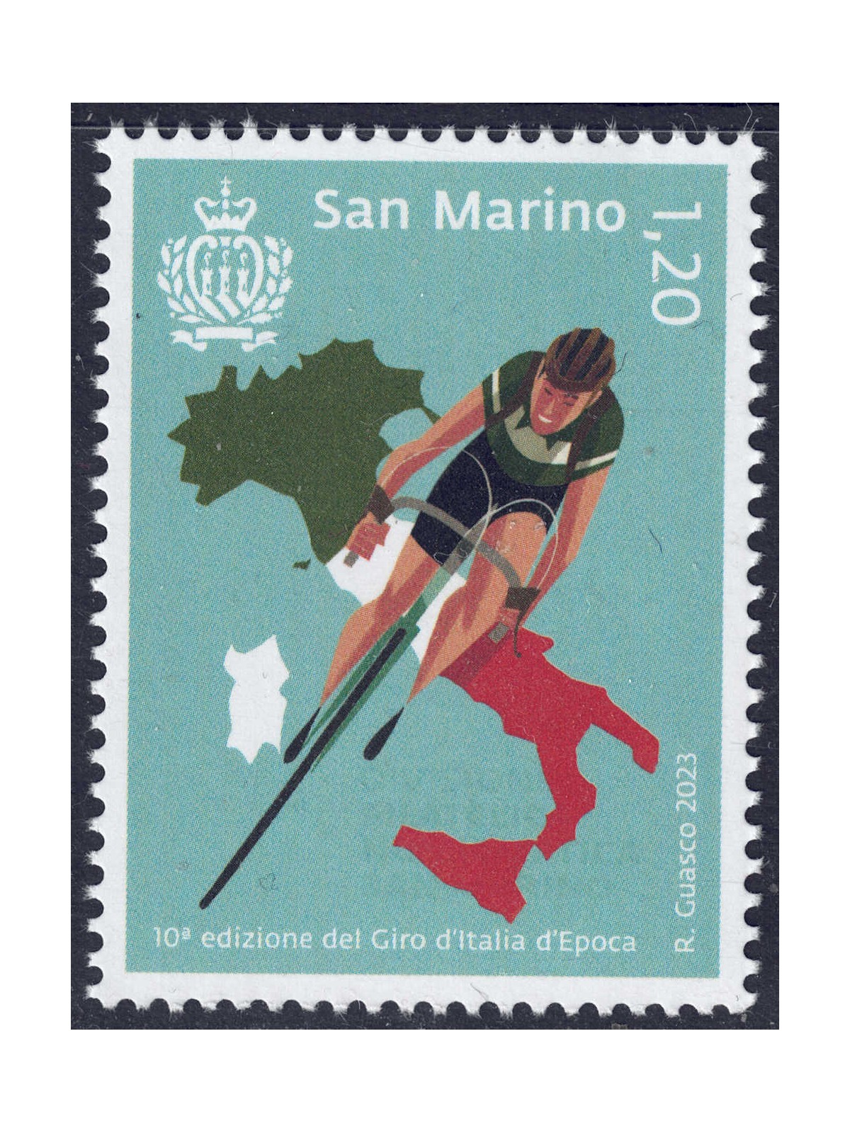 SAN MARINO 2023 Vintage Giro d'Italia MNH**