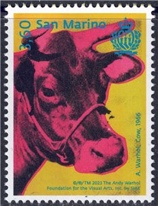 SAN MARINO 2023 Andy Warhol MNH**