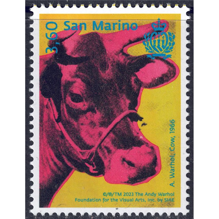 SAN MARINO 2023 Andy Warhol MNH**