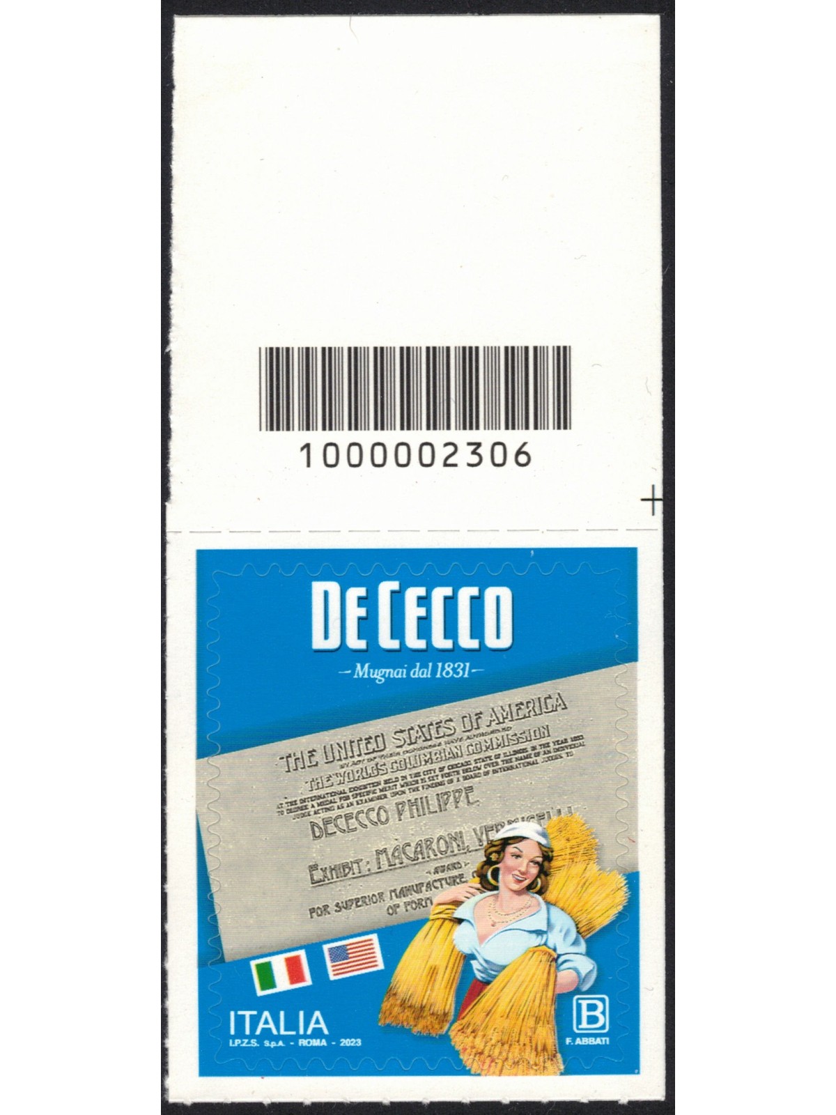 ITALIA 2023 Eccellenze del sistema produttivo (De Cecco) CB 2306 asd