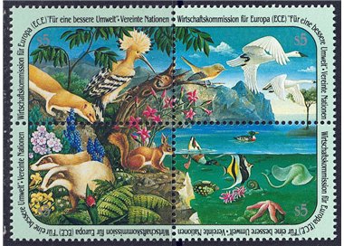 ONU VIENNA 1991 Commissione economica europea 4v MNH**
